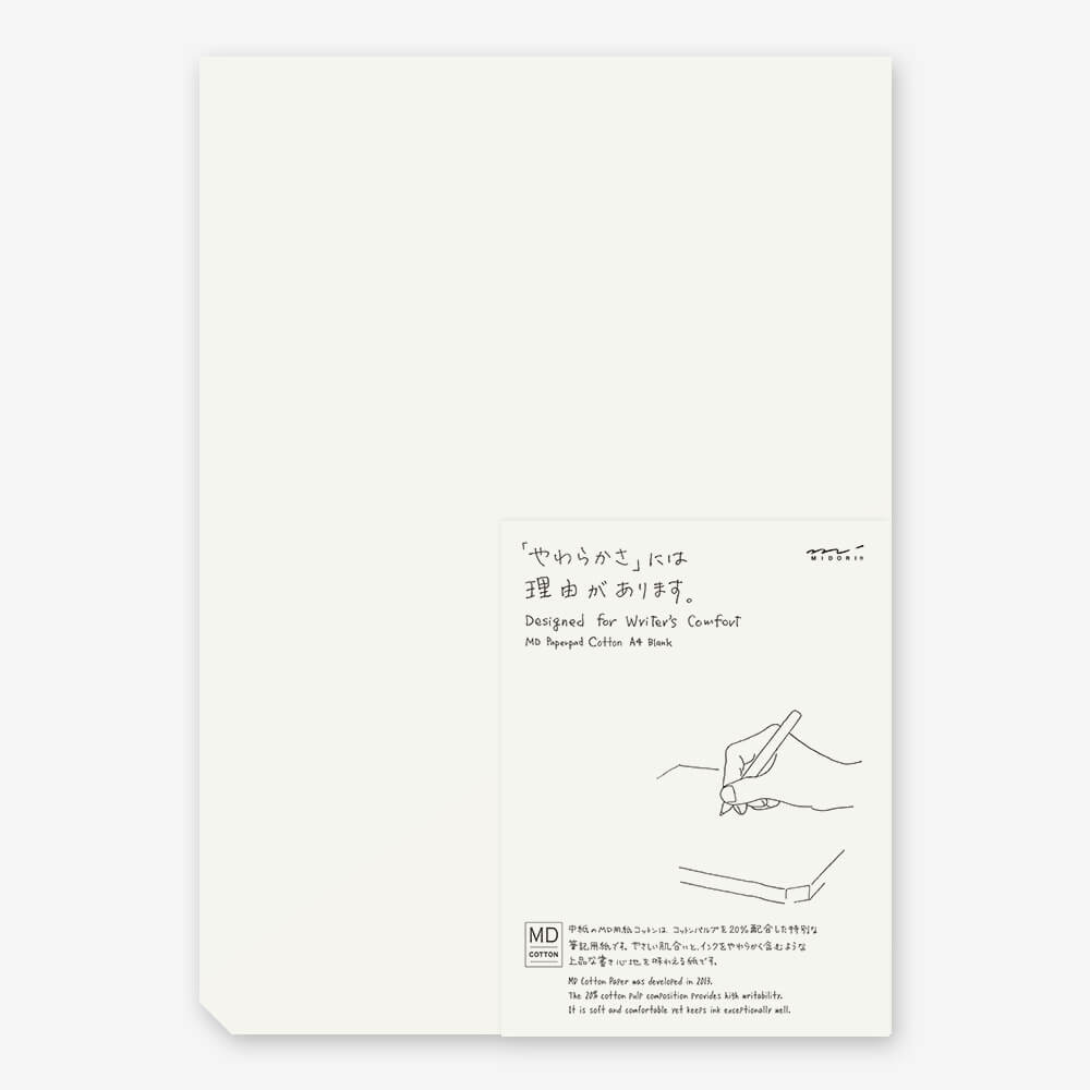 MD Cotton Paper Pad A4 by Midori