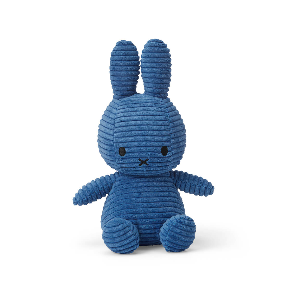 Small Corduroy Miffy in Cobalt Blue (23cm) by Bon Ton Toys