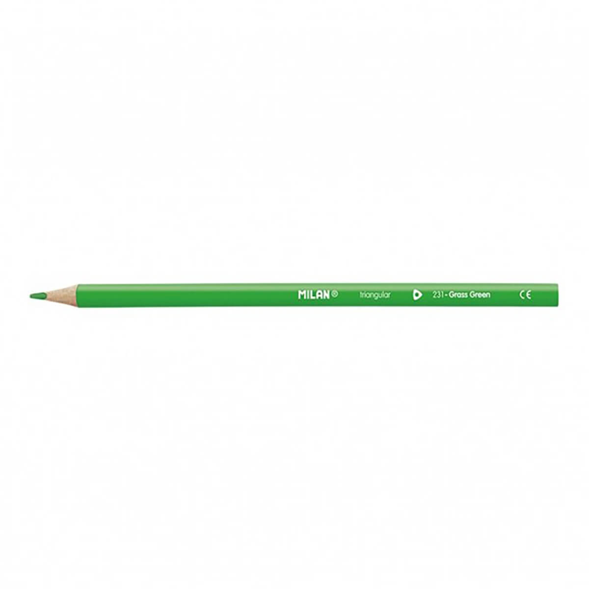 Ergonomic Triangular Coloured Pencils (Box of 24) by Milan