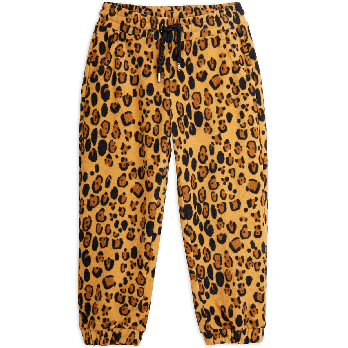 Leopard Fleece Trousers by Mini Rodini
