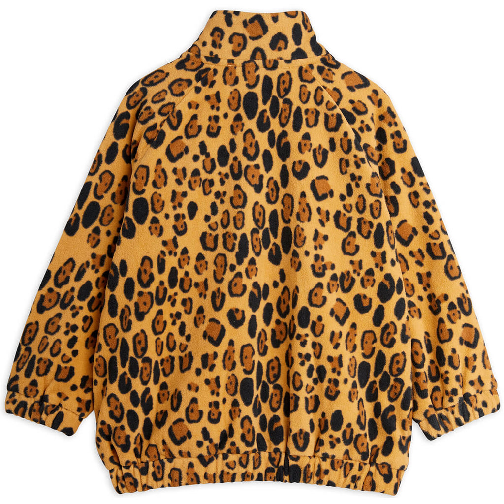 Leopard Fleece Jacket by Mini Rodini