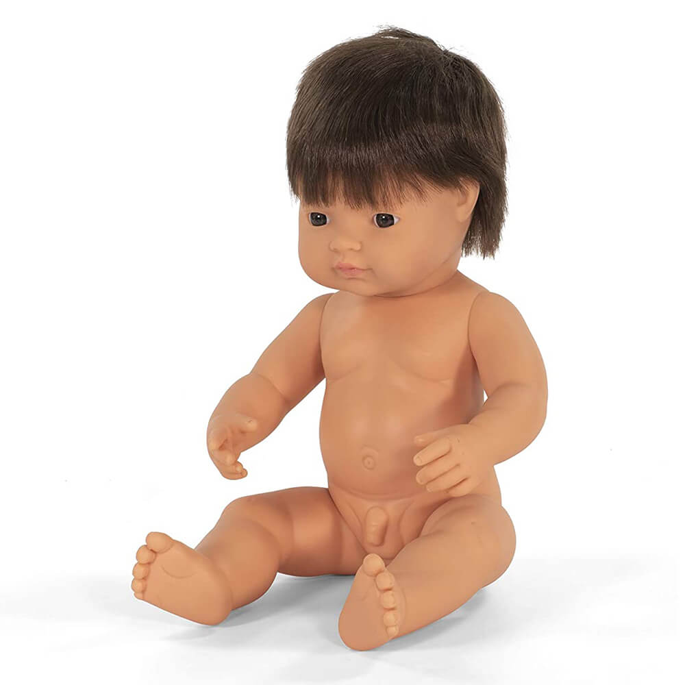 Brown Haired Boy Doll (38cm Caucasian) by Miniland