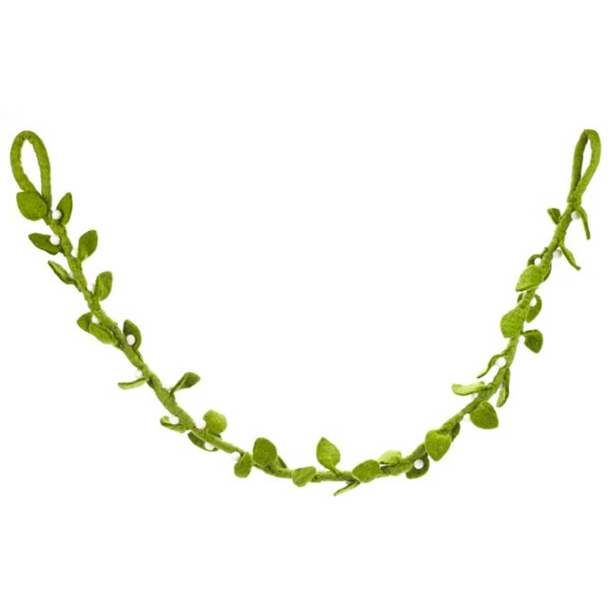 Felt Mistletoe Christmas Garland by Felt So Good