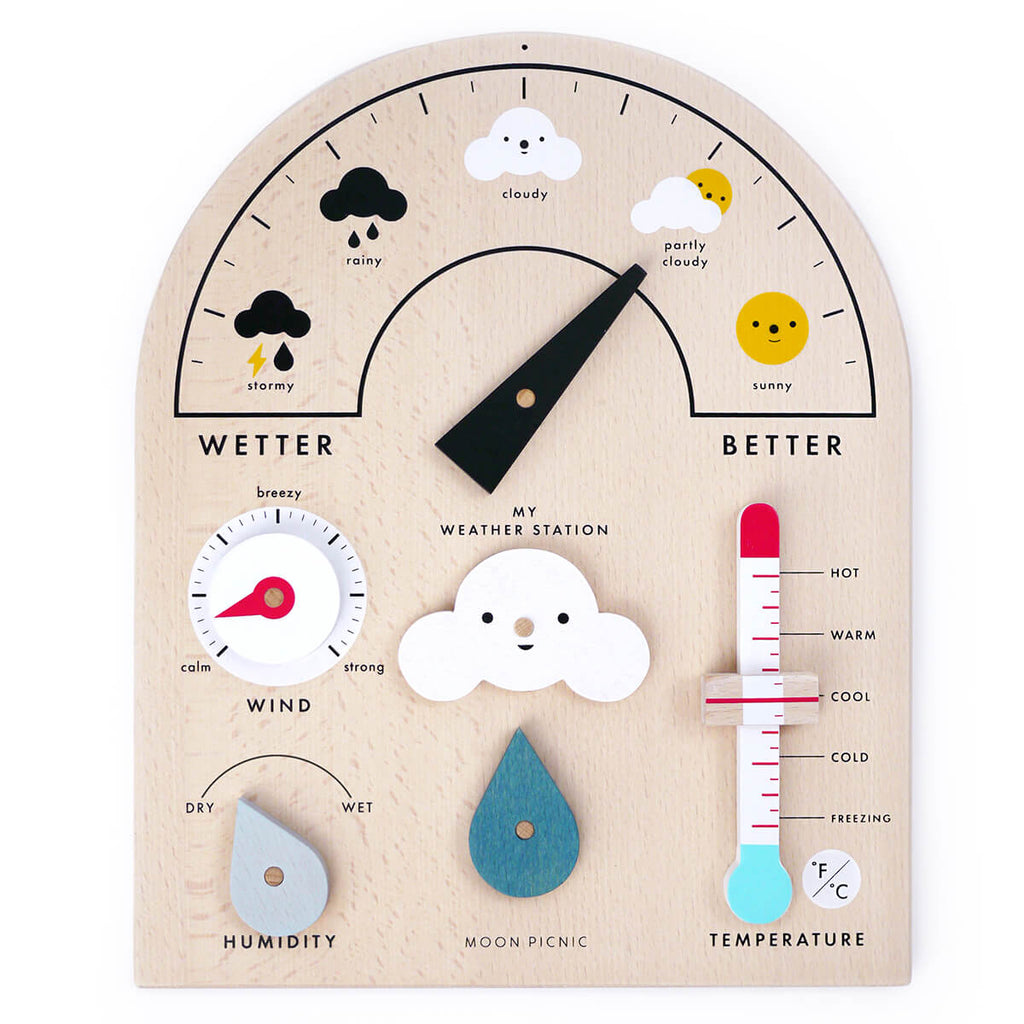 My Weather Station Wooden Toy by Moon Picnic