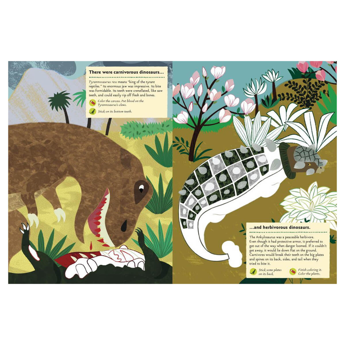 My Nature Sticker Activity Book: In the Age of Dinosaurs by Olivia Cosneau
