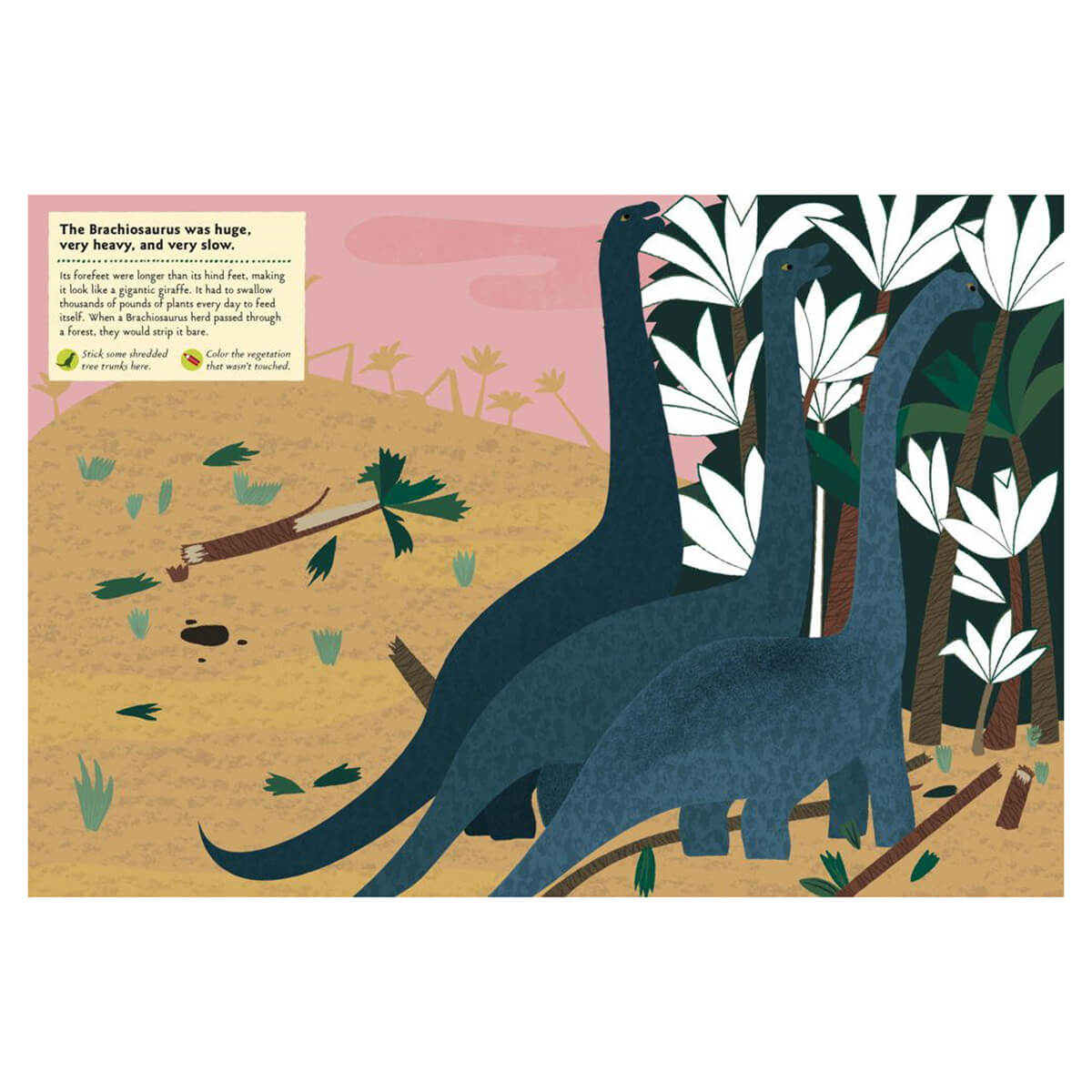 My Nature Sticker Activity Book: In the Age of Dinosaurs by Olivia Cosneau