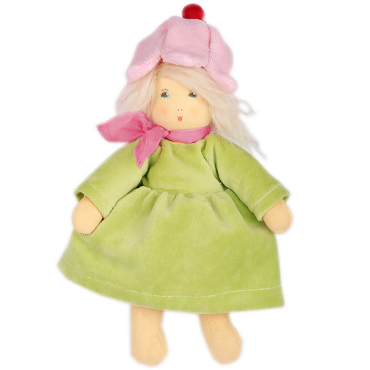 Blümchen Little Flower Doll in Green by Nanchen Natur