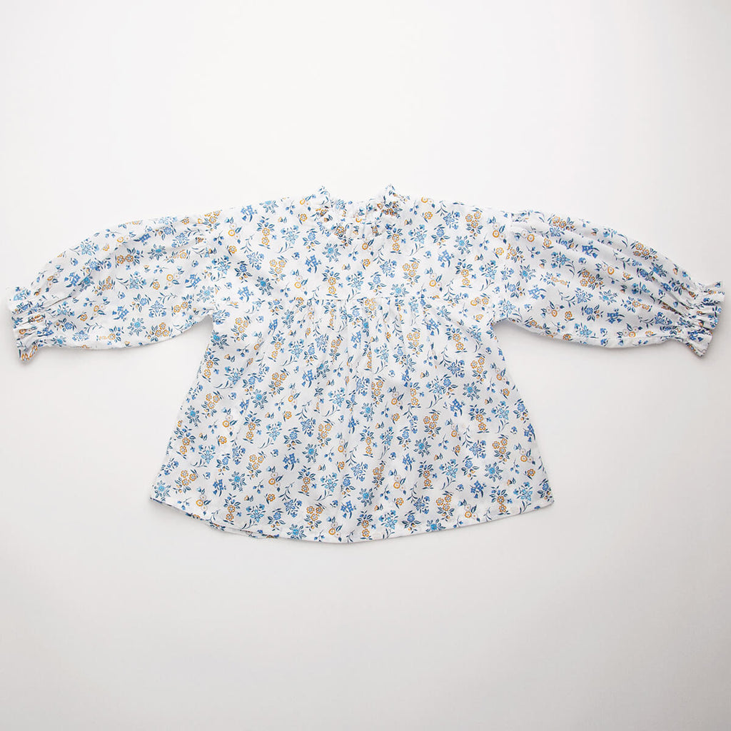 Kiss Chase Blouse in Edith Rose Liberty Print by Nellie Quats