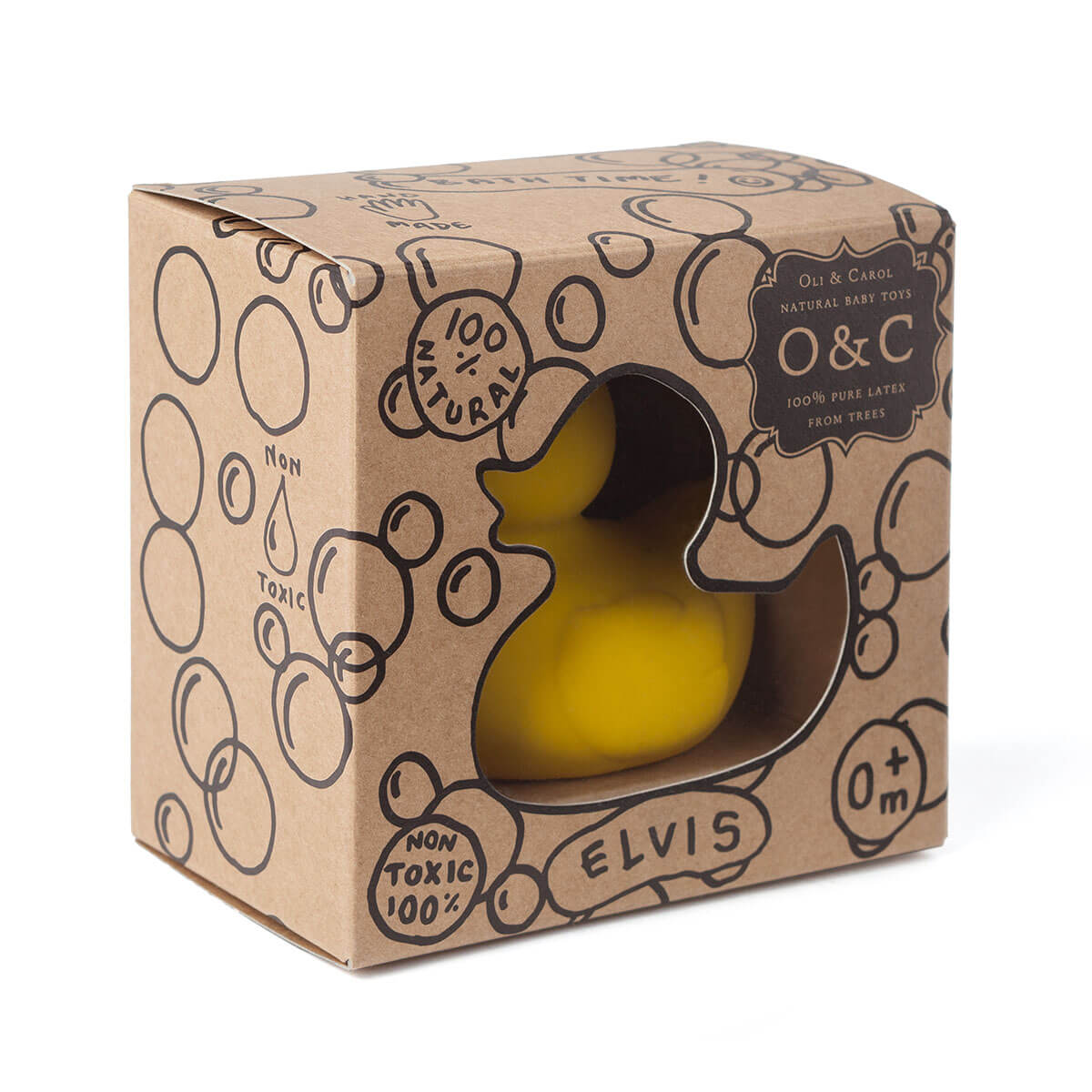 Elvis The Duck In Yellow by Oli & Carol