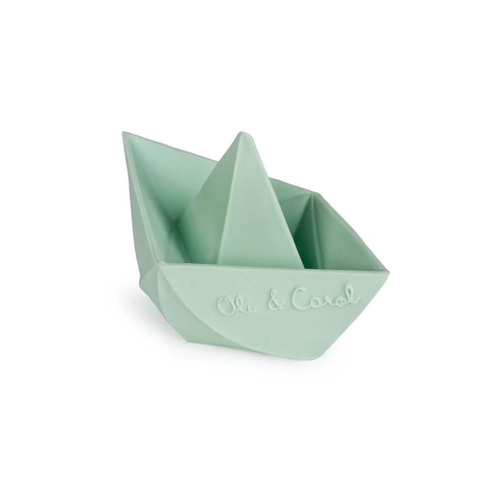 Origami Boat in Mint by Oli & Carol
