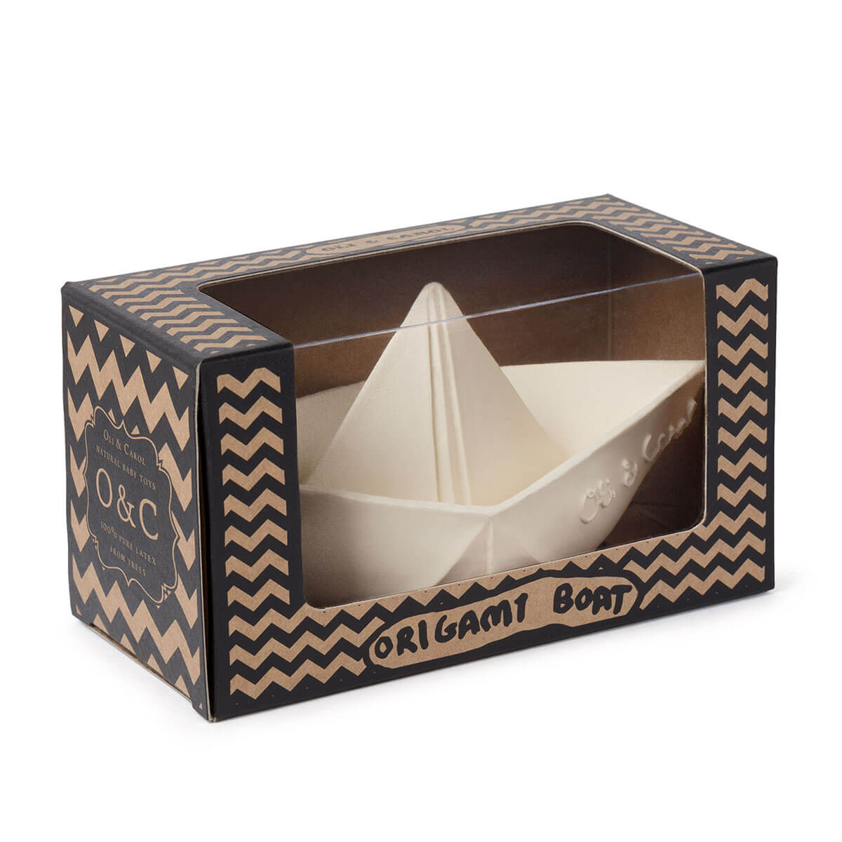 Origami Boat in White by Oli & Carol