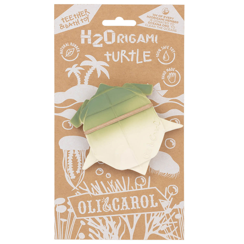 H2Origami Turtle Teether by Oli & Carol