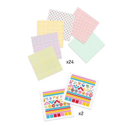 Small Boxes Origami Craft Kit by Djeco