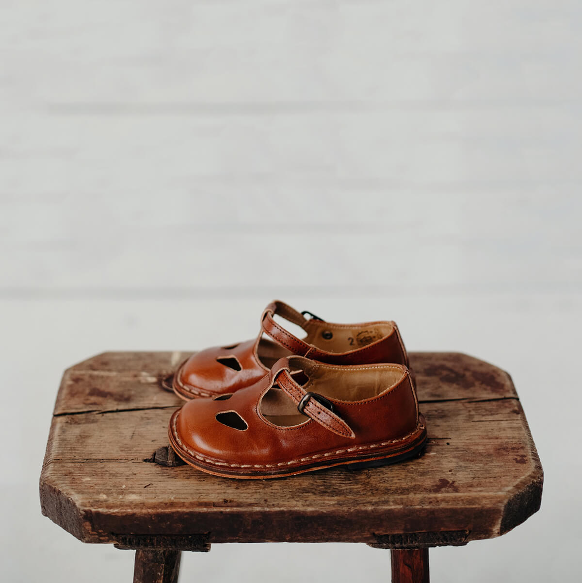 Bruno Cut Out Sandals in Vachetta Lux Cuoio by PèPè