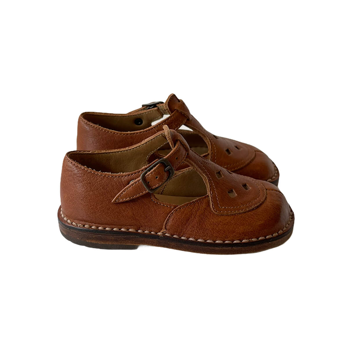 Ezra Cut Out Sandals in Kava Brown by PèPè