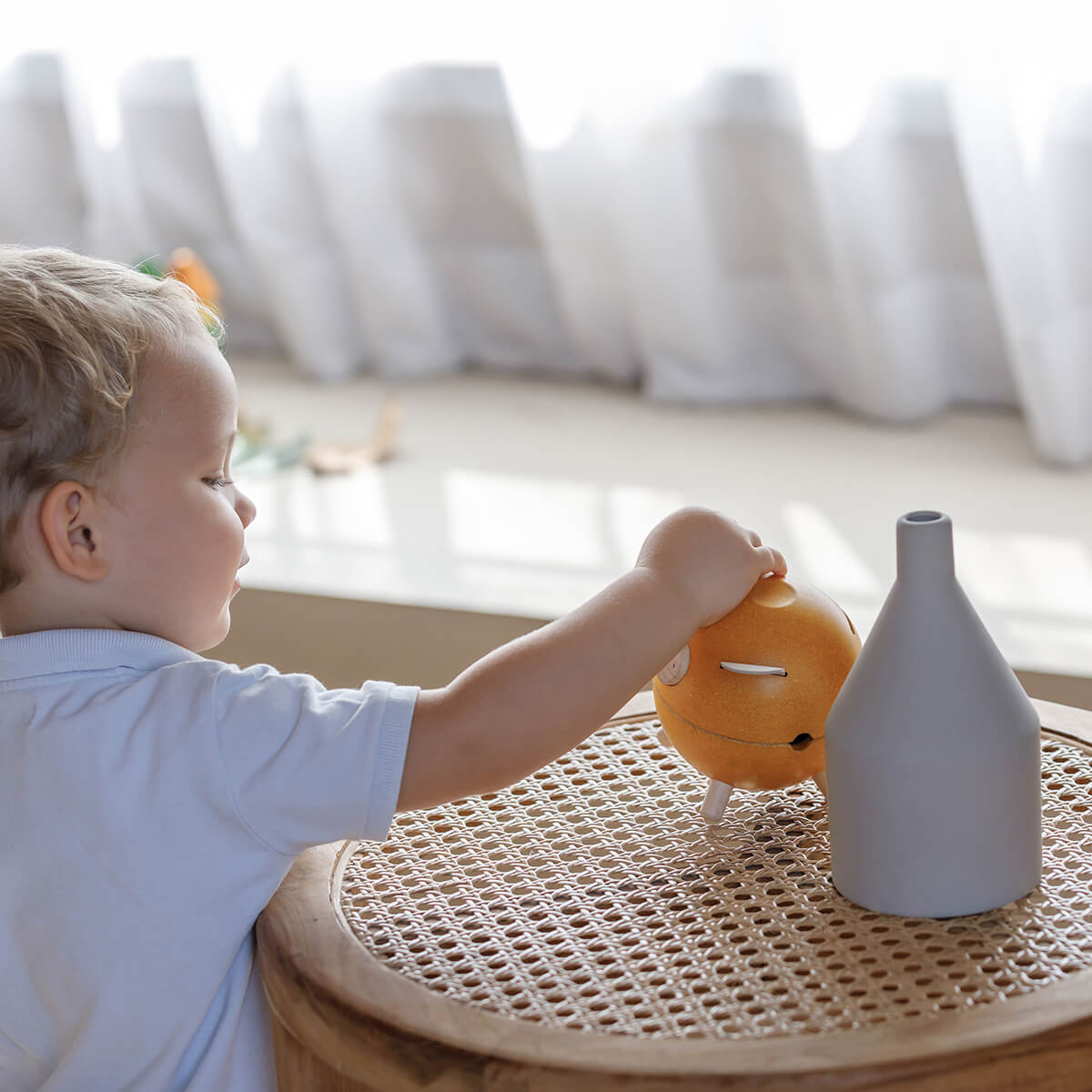 Piggy Bank in Yellow by PlanToys