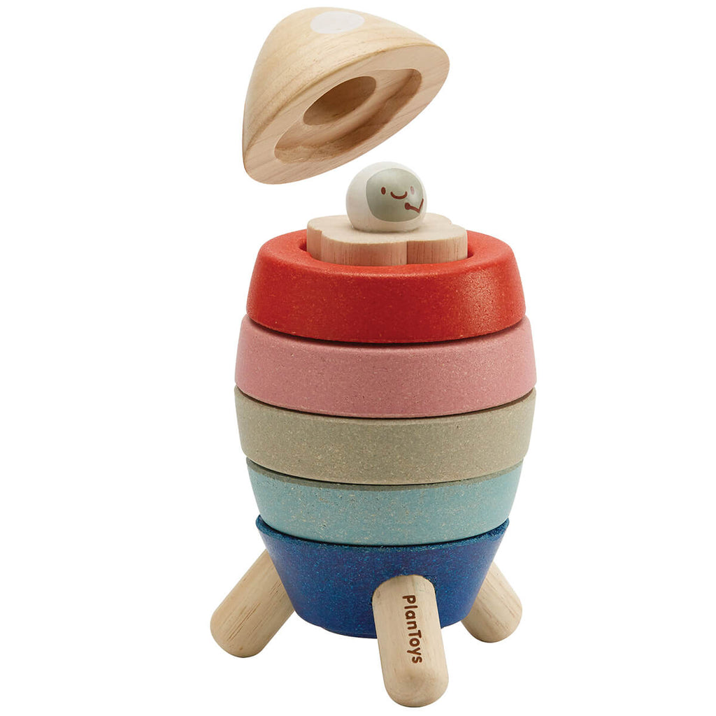 Stacking Rocket - Orchard Collection - by PlanToys