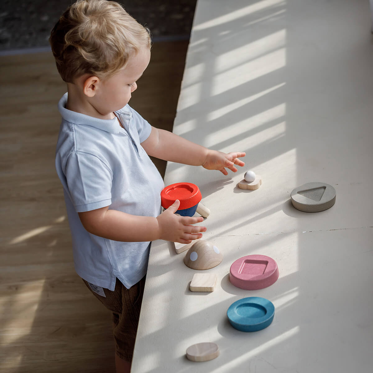 Stacking Rocket - Orchard Collection - by PlanToys