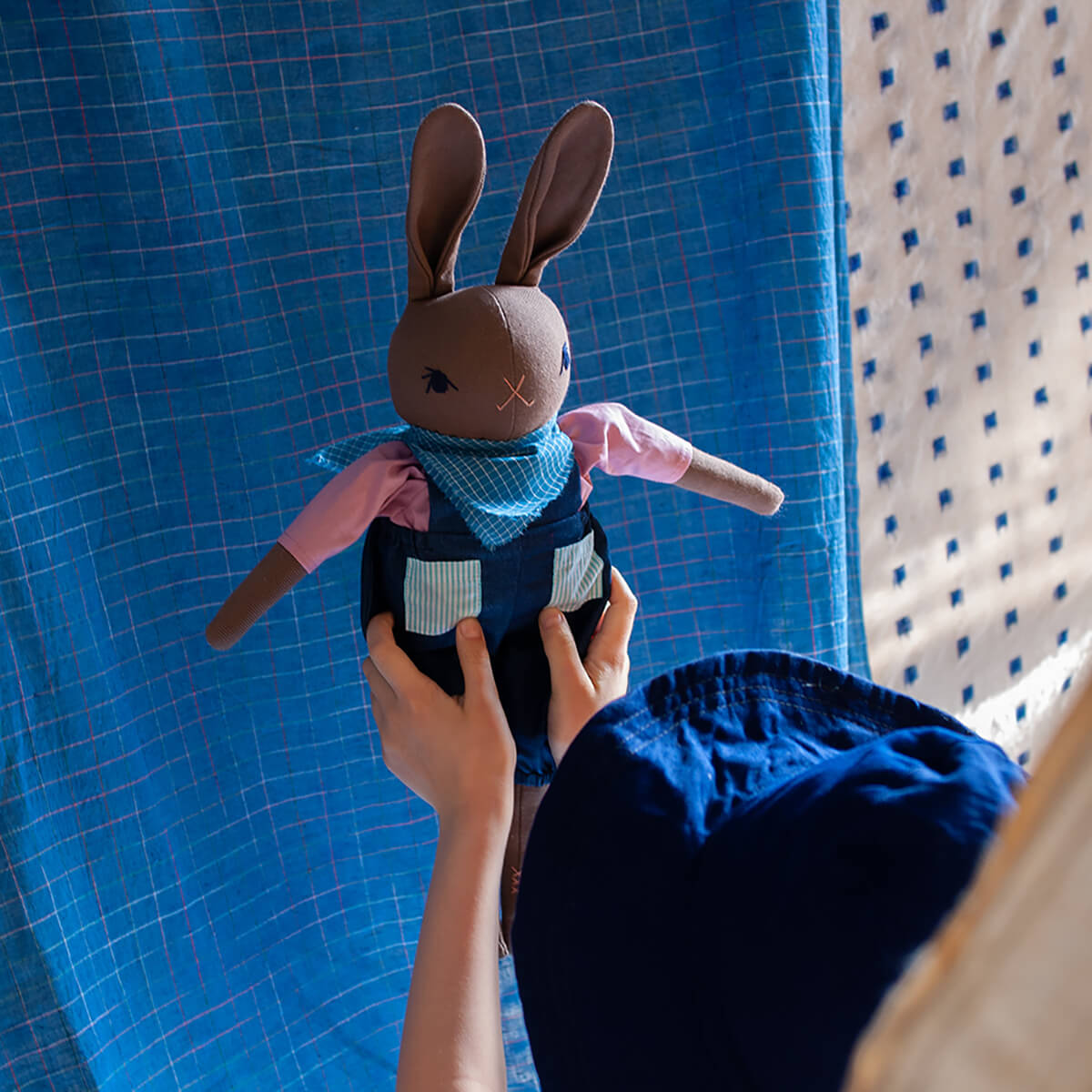 Luca Large Rabbit in Brown by Polka Dot Club