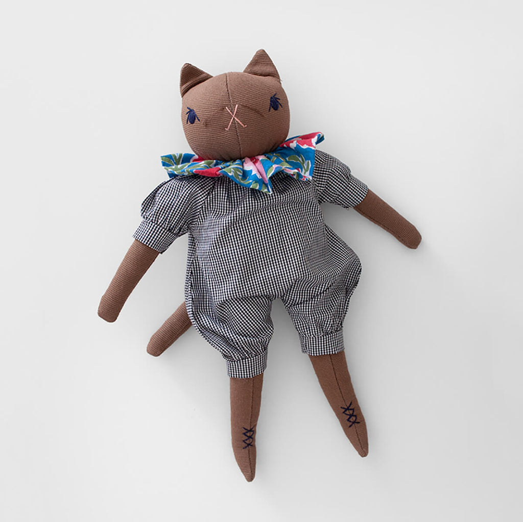 Kit Medium Cat in Brown by Polka Dot Club
