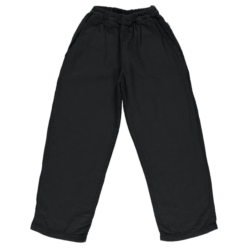 Pomelos Baby Pants in Pirate Black by Poudre Organic