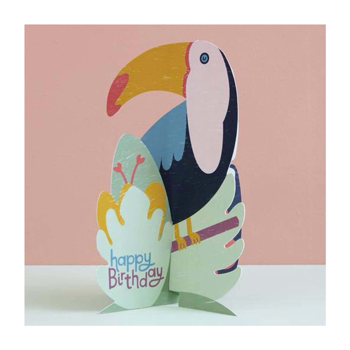Happy Birthday Toucan Greetings Card by Raspberry Blossom