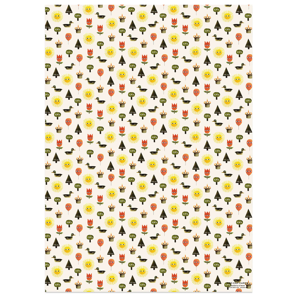 For You Gift Wrap By Red Cap Cards