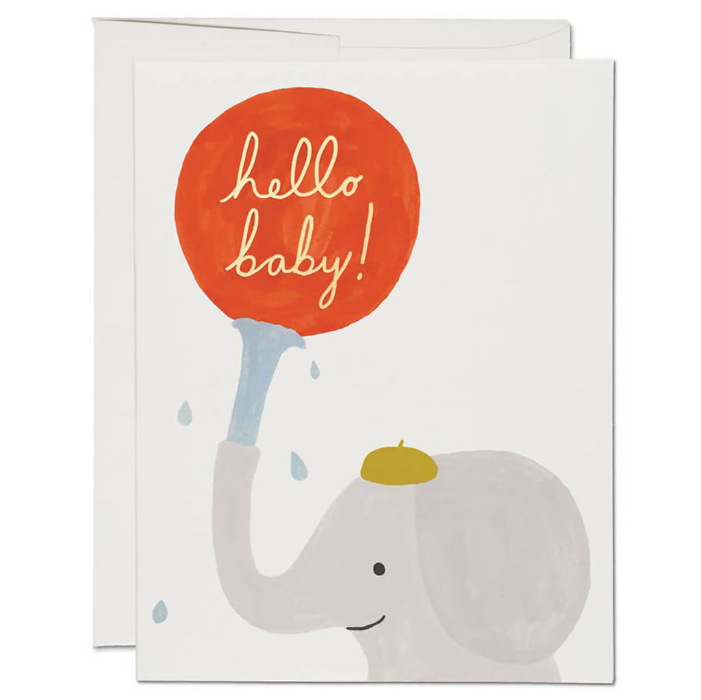 Little Elephant Greetings Card by Red Cap Cards