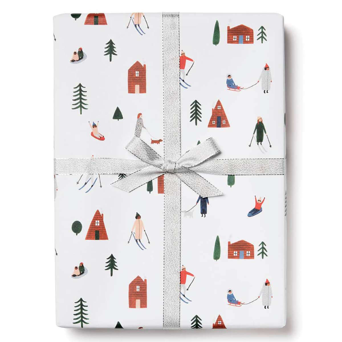 Snow Day Christmas Gift Wrap (3 Sheets Pack) By Red Cap Cards