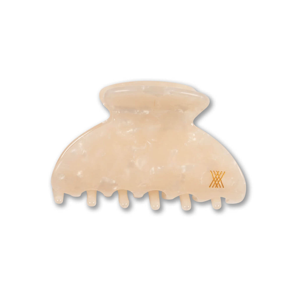 Medium Hair Clamp in Almond by Repose AMS