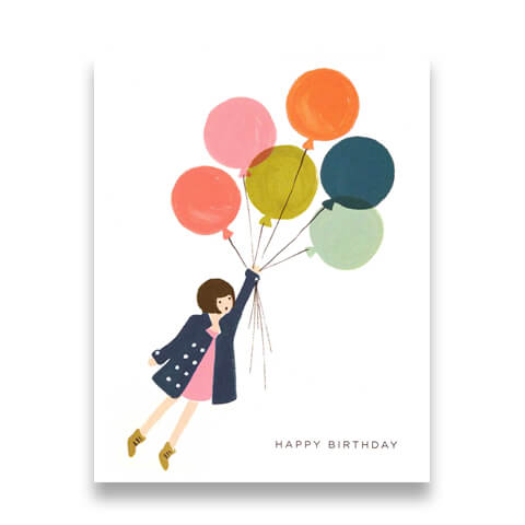 Fly Away Birthday Greetings Card By Rifle Paper Co.