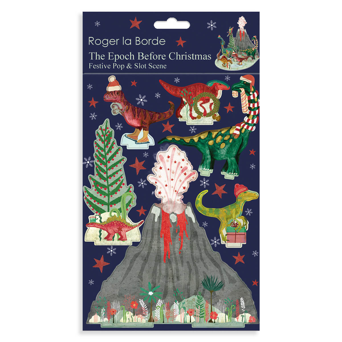 Make Your Own Dinosaur Volcano: The Epoch Before Christmas Pop And Slot 3D Christmas Scene by Roger La Borde