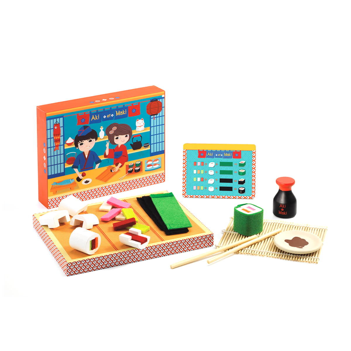 Aki and Maki Sushi Restaurant Role Play Set by Djeco