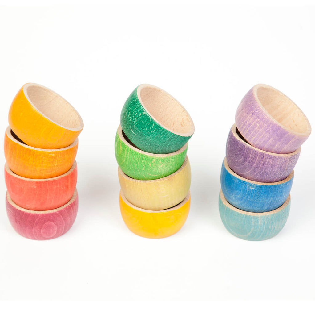 12 Rainbow Bowls by Grapat