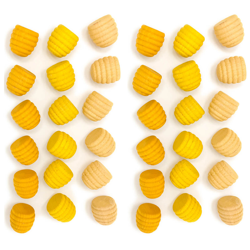 Mandala Yellow Honeycombs by Grapat
