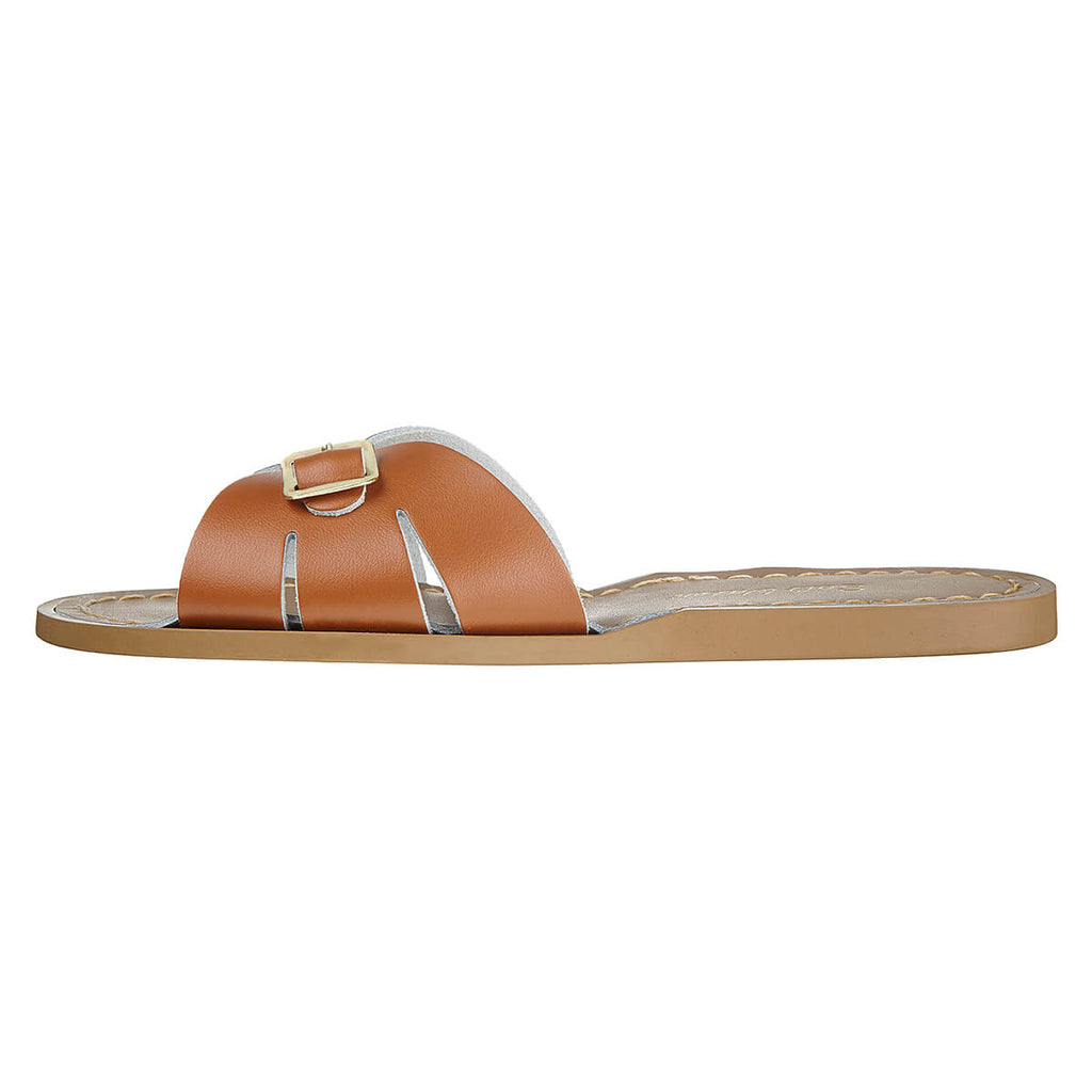 Classic Adult Slides in Tan by Salt-Water