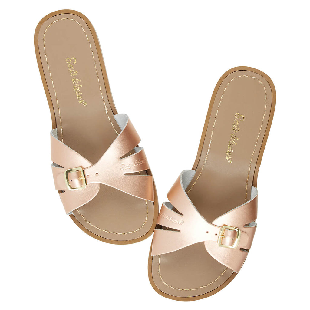 Classic Adult Slides in Rose Gold by Salt-Water