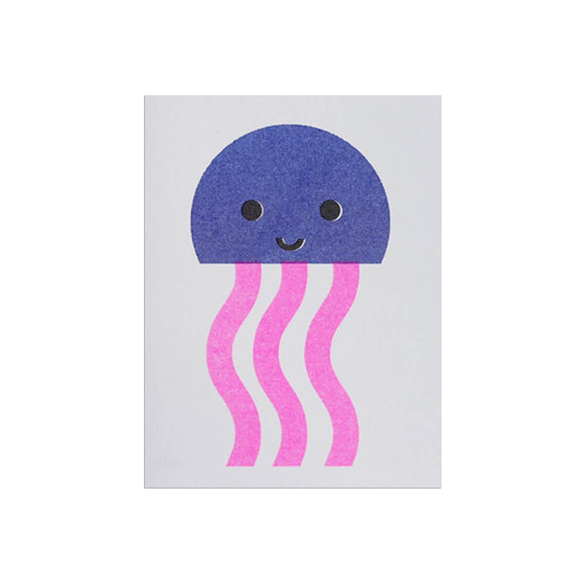 Jellyfish Mini Greetings Card by Scout Editions