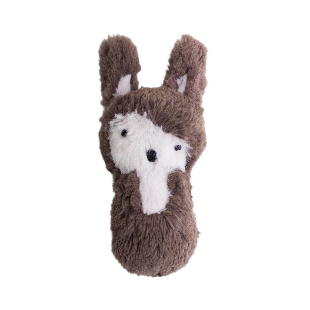 Siggy The Rabbit Plush Baby Rattle in Brown by Sebra
