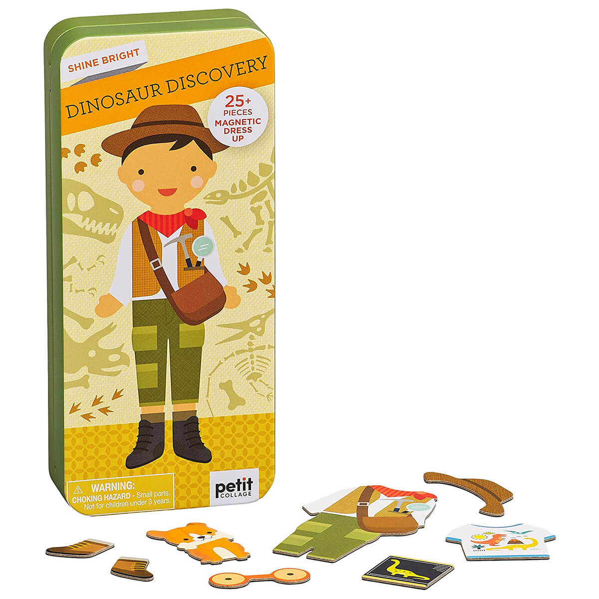 Shine Bright Dinosaur Discovery Magnetic Play Set by Petit Collage
