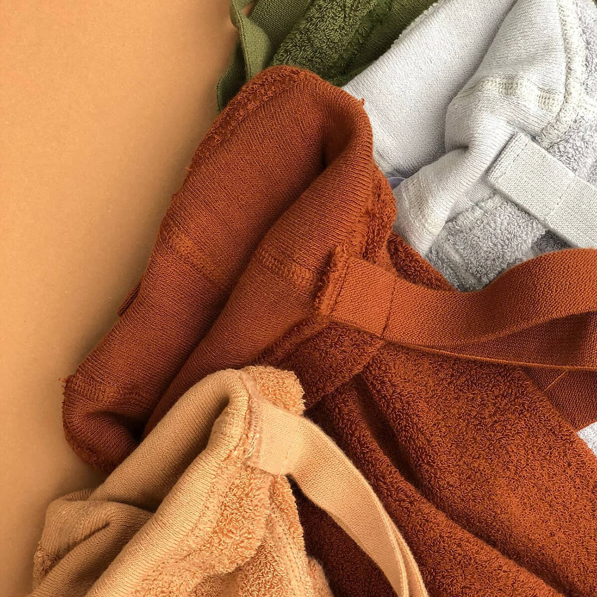 Teddy Warmy Footed Tights With Braces in Cinnamon by Silly Silas