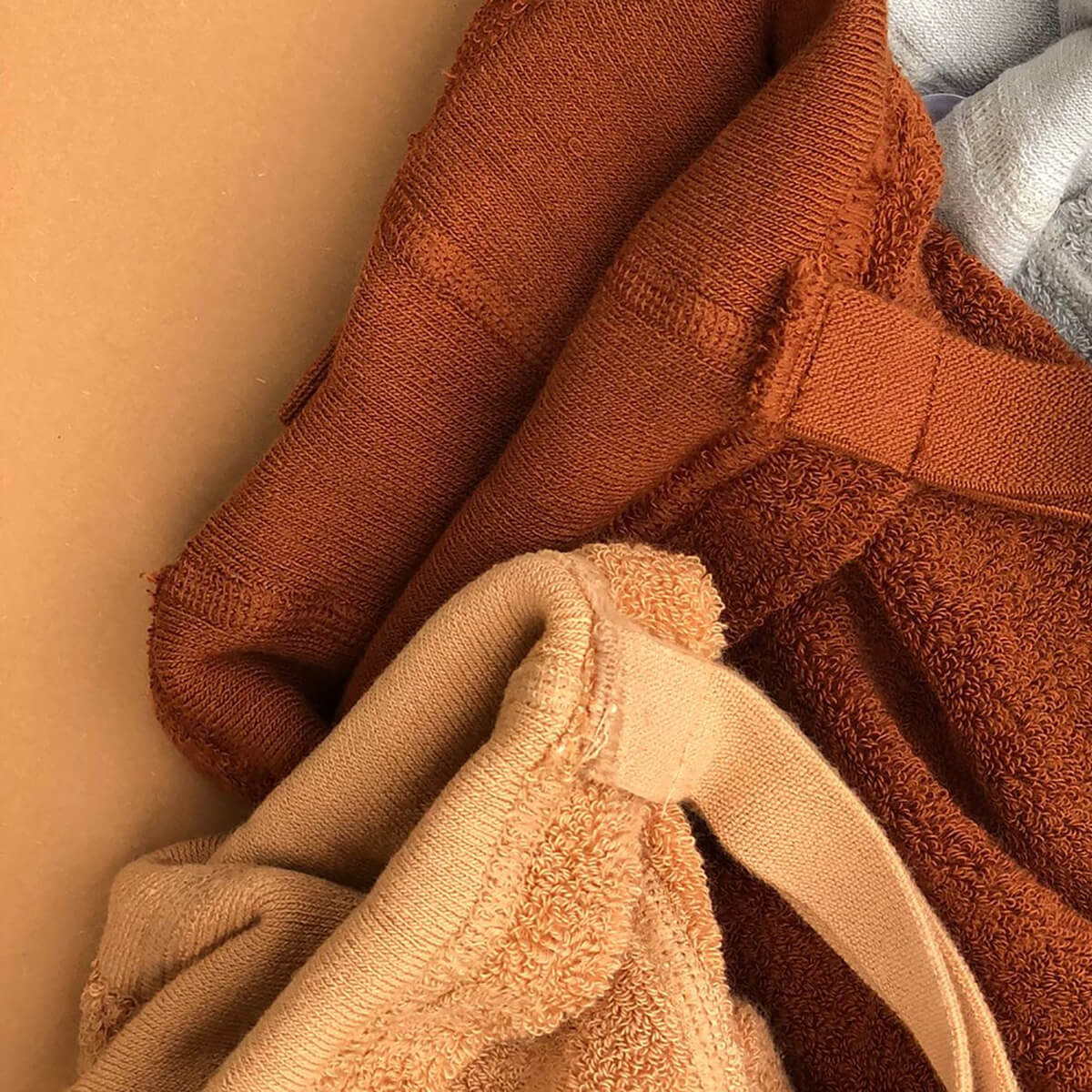 Teddy Warmy Footed Tights With Braces in Light Brown by Silly Silas