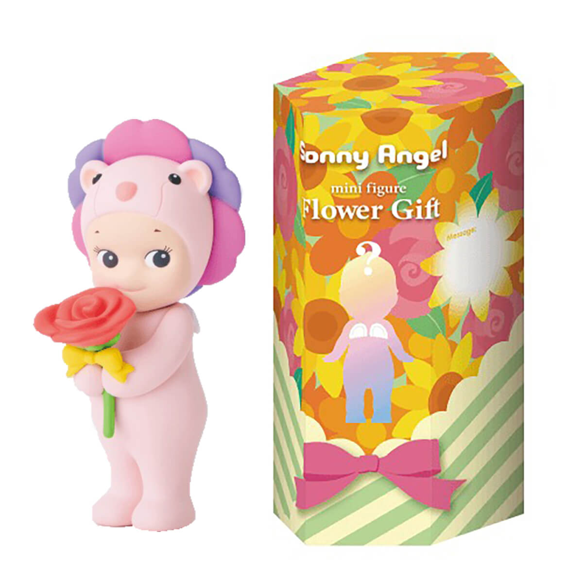 Flower Lion Gift Mini Figure by Sonny Angel