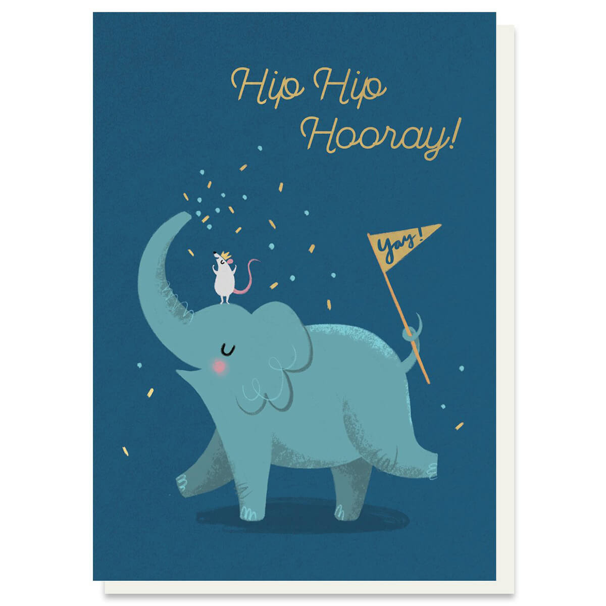 Elephant Sprinkles Birthday Greetings Card by Stormy Knight