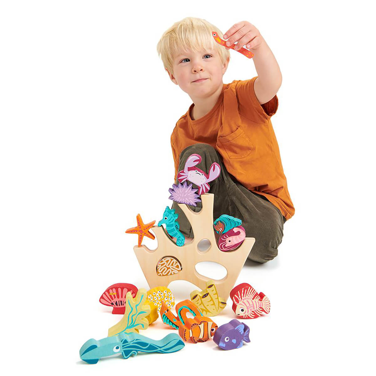 Stacking Coral Reef by Tender Leaf Toys