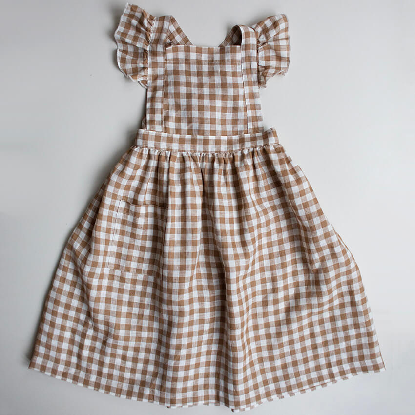 The Gingham Pinafore Dress by The Simple Folk