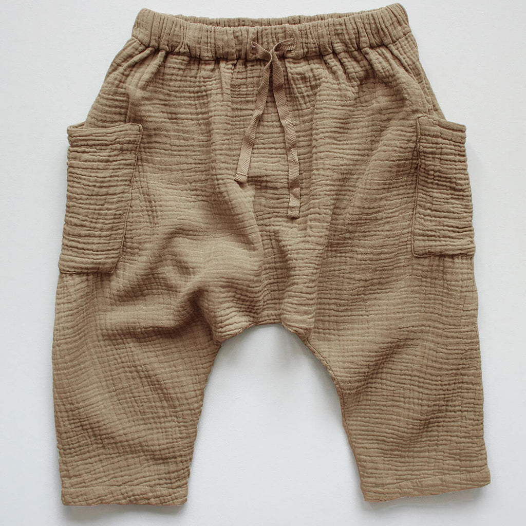 The Muslin Trouser in Camel by The Simple Folk