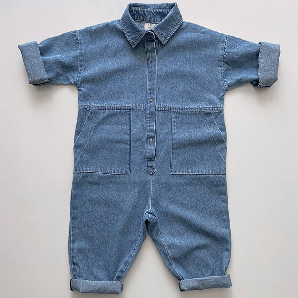 The Denim Boiler Suit by The Simple Folk