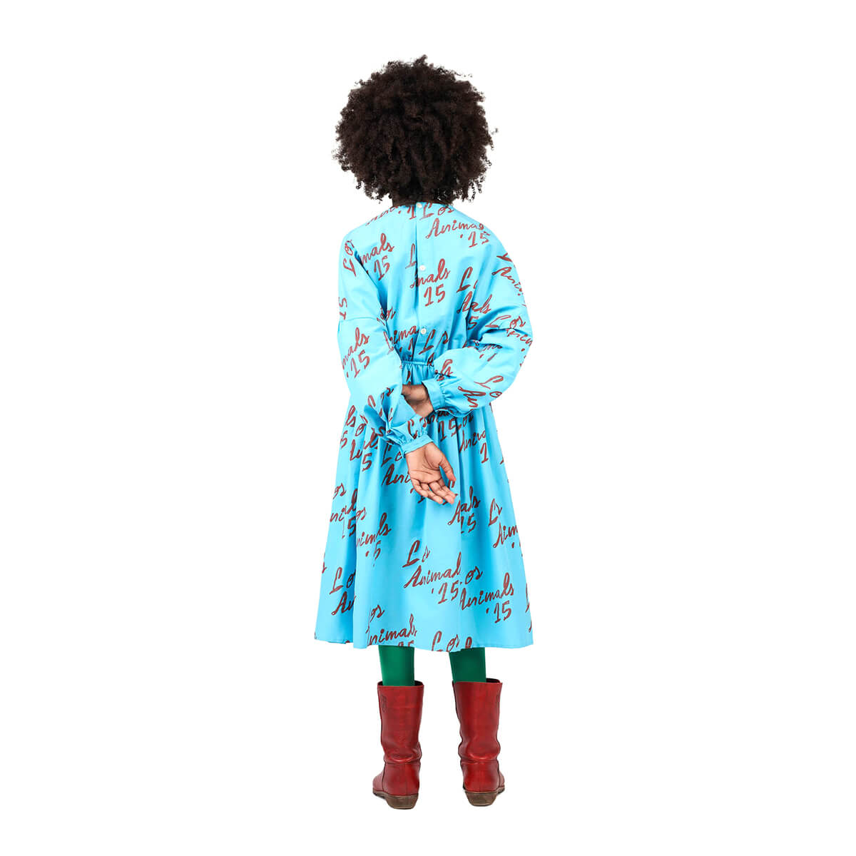 Tortoise Dress in Blue Los Animals by The Animals Observatory - Last Ones In Stock - 3-4 Years