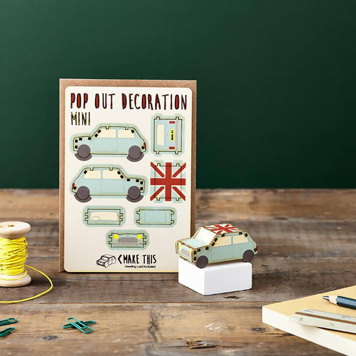 Mini Pop Out Decoration And Greetings Card by The Pop Out Card Company